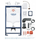 Инсталляция для унитаза GROHE Rapid SL 38772001, 3 в 1 с панелью смыва
