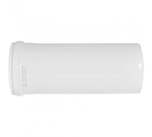 STOUT SCR-0080-820250 STOUT Удлинитель дымохода утепленный традиц. D80(п-м), L250 (газоход до 185 градусов)