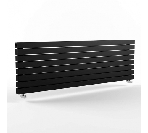 Радиатор стальной трубчатый STOUT Warmmet Power 60H ширина 1500 мм секций 8 цвет RAL 9005 тип подключения: нижнее правое