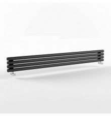 Радиатор стальной трубчатый STOUT Warmmet Power 76H ширина 1500 мм секций 4 цвет RAL 9005 тип подключения: нижнее левое