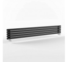 Радиатор стальной трубчатый STOUT Warmmet Power 76H ширина 1000 мм секций 5 цвет RAL 9005 тип подключения: нижнее левое