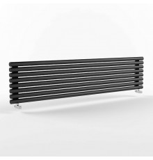 Радиатор стальной трубчатый STOUT Warmmet Power 76H ширина 1000 мм секций 8 цвет RAL 9005 тип подключения: нижнее левое
