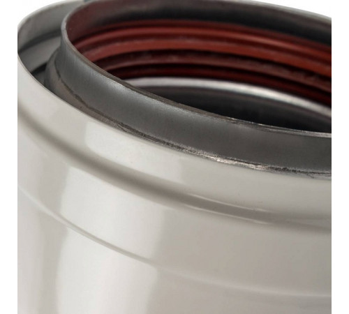 *SCA-0080-801000 STOUT элемент дымохода DN 80 труба 1000 мм утепленная п/м