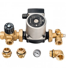 *SDG-0020-001002 STOUT Насосно-смесительный узел с термостатическим клапаном; Grundfos UPSO 25-65 130