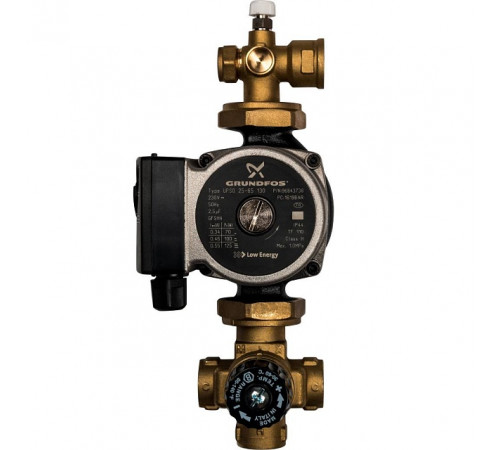 *SDG-0020-001002 STOUT Насосно-смесительный узел с термостатическим клапаном; Grundfos UPSO 25-65 130