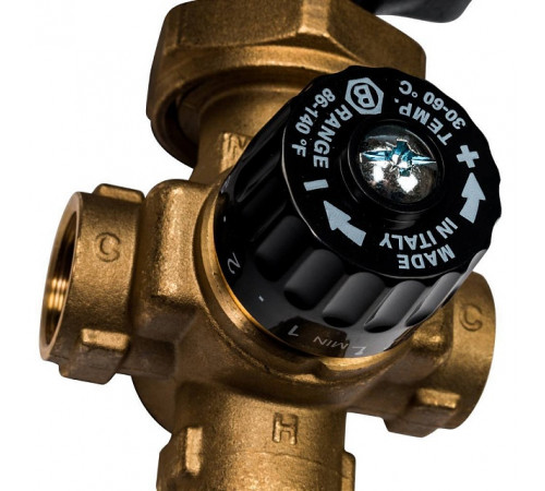 *SDG-0020-002002 STOUT  Насосно-смесительный узел с термостатическим клапаном и байпасом; Grundfos UPSO 25-65 130