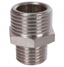 Ниппель НН переходной никелированный Stout 3/8"x1/4", SFT-0004-003814
