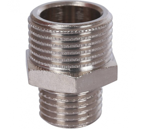 Ниппель НН переходной никелированный Stout 3/8"x1/4", SFT-0004-003814