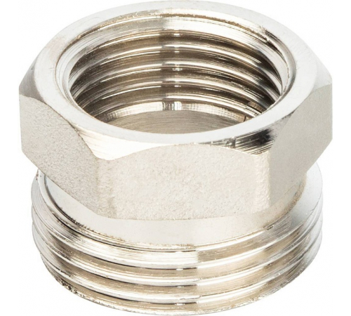 Разъемное соединение STOUT американка ВН 1/2 никелированное, уплотнение под гайкой o-ring кольцо