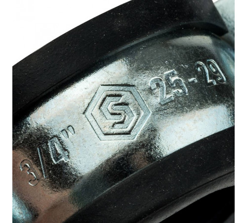 Хомут для труб с гайкой STOUT 3/4 (25-29)