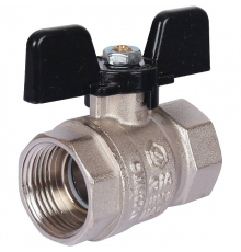 STOUT SVB Кран шаровой стандартнопроходной, ВР/ВР, ручка бабочка 3/4"