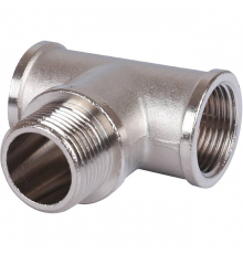 Тройник ВНВ никелированный Stout 3/4"x3/4"x3/4", SFT-0065-343434