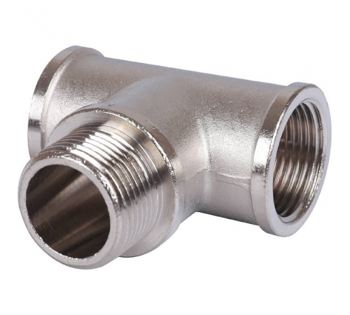 Тройник ВНВ никелированный Stout 3/4"x3/4"x3/4", SFT-0065-343434