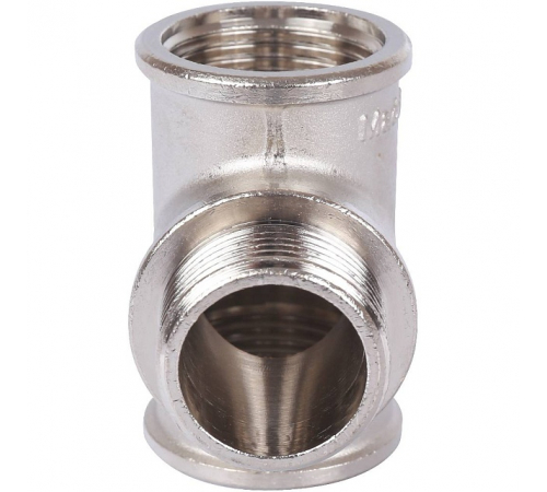 Тройник ВНВ никелированный Stout 1"x1"x1", SFT-0065-000111