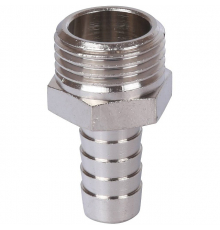 Штуцер STOUT НР никелированный 1/2 x12