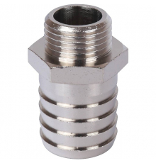 Штуцер STOUT НР никелированный 1/2 x25