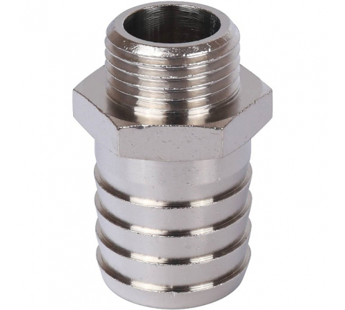 Штуцер STOUT НР никелированный 1/2 x25