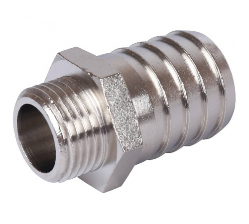 Штуцер STOUT НР никелированный 1/2 x25