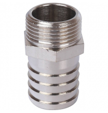Штуцер STOUT НР никелированный 3/4 x25