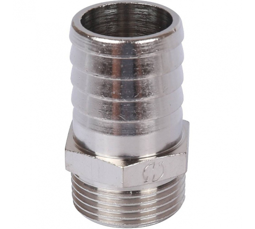 Штуцер STOUT НР никелированный 3/4 x25