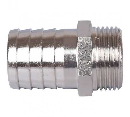 Штуцер STOUT НР никелированный 3/4 x25