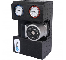 STOUT SDG-0002 Насосная группа с термостатическим смесительным клапаном 3/4"с насосом Grundfos UPSO 15-65 130