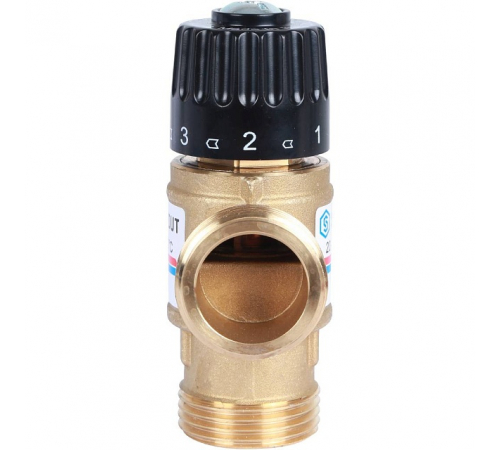 Термостатический смесительный клапан для систем отопления и ГВС STOUT G 1” M, 20-43°С KV 1,6 м3/ч
