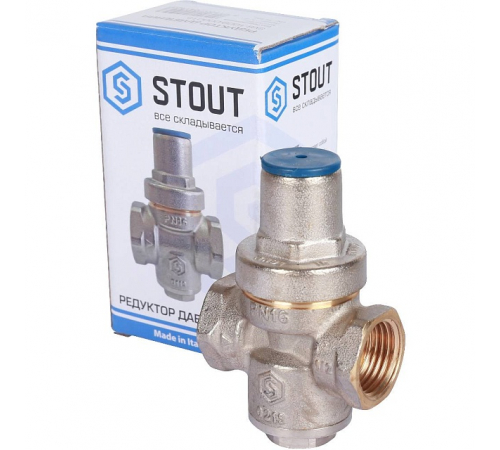STOUT  Редуктор давления PN16 вн/вн 1/2  без подкл. манометра