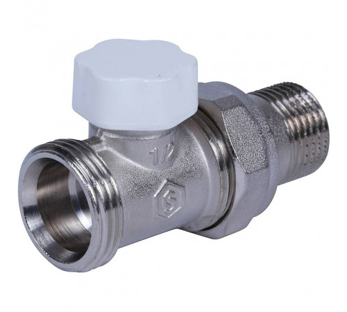 Клапан запорно-балансировочный прямой STOUT SVL 1/2 х 3/4 ЕК