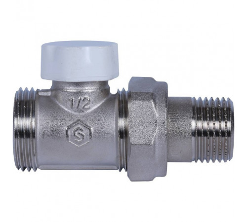 Клапан запорно-балансировочный прямой STOUT SVL 1/2 х 3/4 ЕК