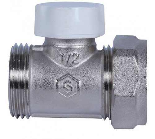 Клапан запорно-балансировочный прямой STOUT SVL 1/2 х 3/4 ЕК