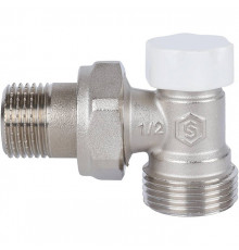 Клапан запорно-балансировочный угловой STOUT SVL 1/2 х 3/4 ЕК