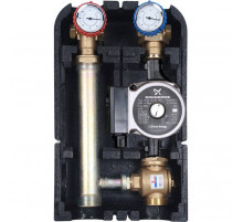 Насосная группа STOUT SDG-0014 для твердотопливных котлов с насосом Grundfos UPSO 25-65 в теплоизоляции