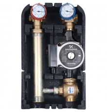 Насосная группа STOUT SDG-0014 для твердотопливных котлов с насосом Grundfos UPSO 25-65 в теплоизоляции