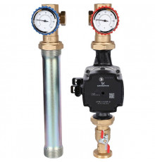 STOUT SDG-0001 Насосная группа с прямым контуром 1" с насосом Grundfos UPM3 Hybrid 25-70