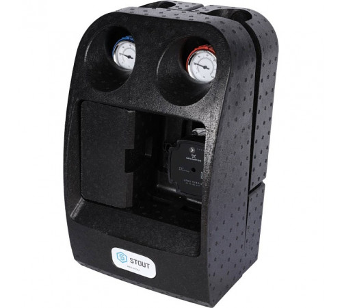 STOUT SDG-0007 Насосная группа с 3-х ходовым приводным смесителем 1" с насосом Grundfos UPM3 Hybrid 25-70