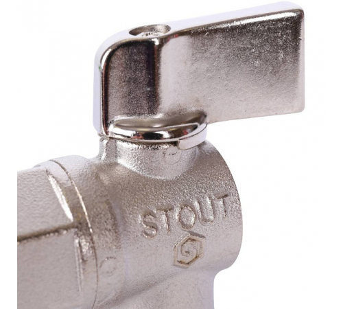 STOUT  Кран шаровой угловой для бытовой техники 1/2