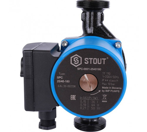 Насос циркуляционный STOUT 25/40-180