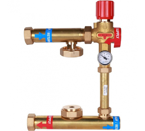 STOUT  Насосно-смесительный узел ISOTHERM 30-50°C, без насоса.