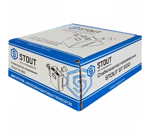 Стабилизатор сетевого напряжения STOUT ST 600