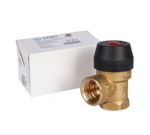 STOUT SVS-0010-016015 STOUT Клапан предохранительный для отопления 60х1/2" (487.16)