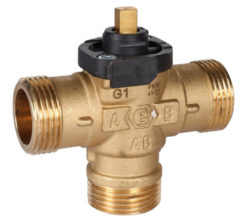 3-Ходовой зональный клапан, сервопривод 230V STOUT с кабелем 1м,, НР 1
