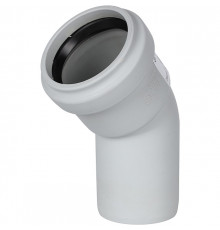Отвод канализационный бесшумный STOUT D58х45°