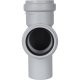 Тройник канализационный бесшумный STOUT D58x58/ 87,5°