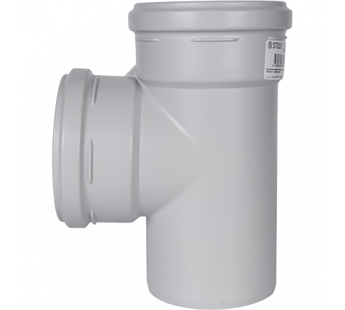 Тройник канализационный бесшумный STOUT D110x110/ 87,5°