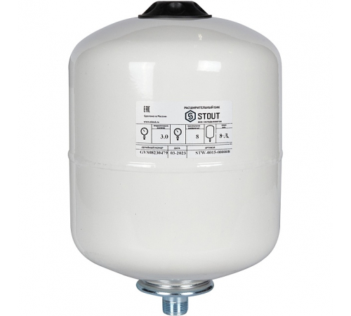 Расширительный бак для ГВС Stout 8 л, STW-0015-000008