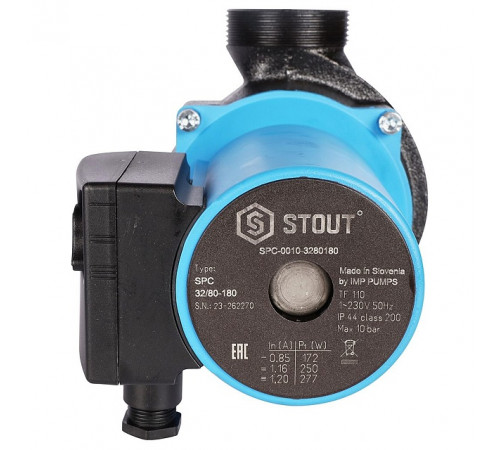 Насос циркуляционный STOUT 32/80-180 мм