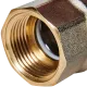 Кран шаровой полнопроходной с американкой STOUT ВР/НР ручка бабочка 3/4 (EPDM)