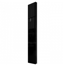 Дизайн-конвектор STOUT LUNA 225x1200 прав 0.7 кВт шнур Glass RAL9005 BI