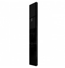Дизайн-конвектор STOUT LUNA 225x1400 прав 0.9 кВт шнур Glass RAL9005 BI